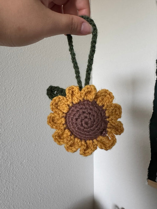 Sunflower Bag Charm